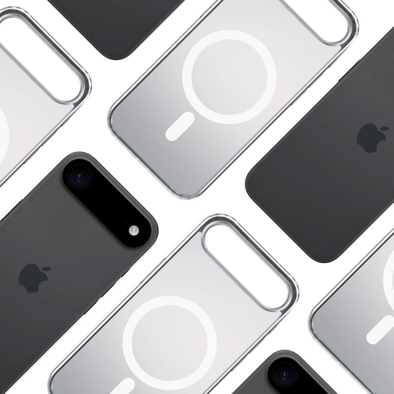 Husa iPhone 17 Pro premium 3mk Frosty MagCase, alb