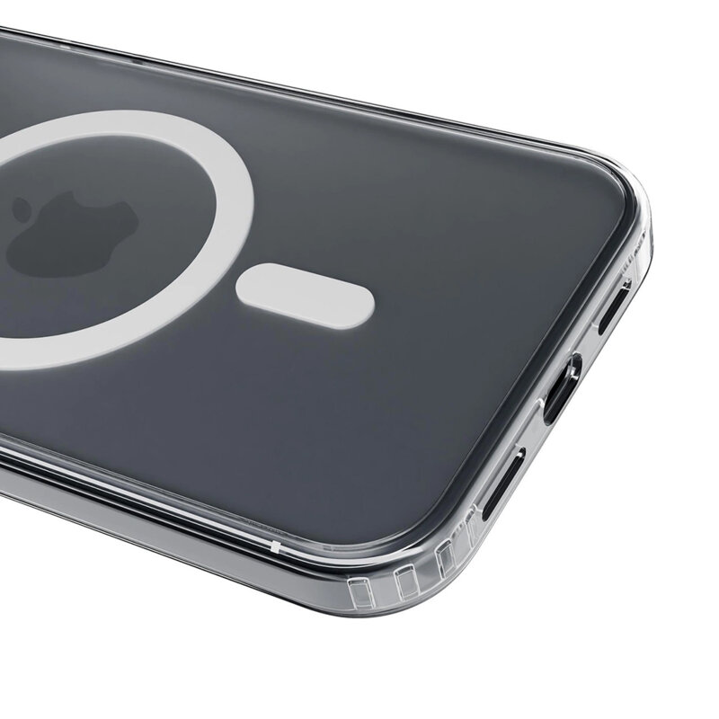 Husa iPhone 17 premium 3mk Frosty MagCase, alb