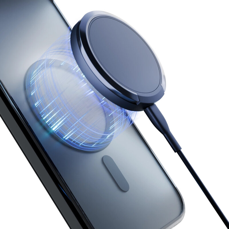 Husa iPhone 15 premium 3mk Frosty MagCase, negru