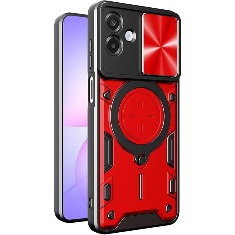 Husa Samsung Galaxy A07 4G Techsuit CamGuard Pro, rosu