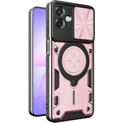 Husa Samsung Galaxy A07 4G Techsuit CamGuard Pro, roz auriu