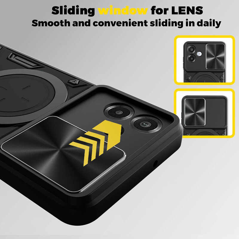 Husa Samsung Galaxy A07 4G Techsuit CamGuard Pro, roz auriu