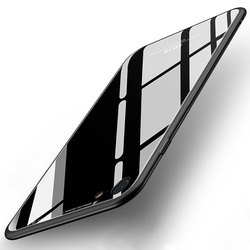 Husa iPhone 6 / 6S MSVII Glass Slim Back Cover - Black