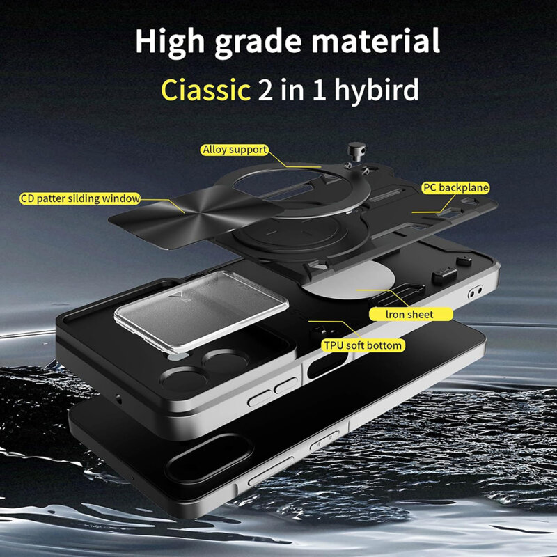 Husa Samsung Galaxy A07 4G Techsuit CamGuard Pro, roz auriu