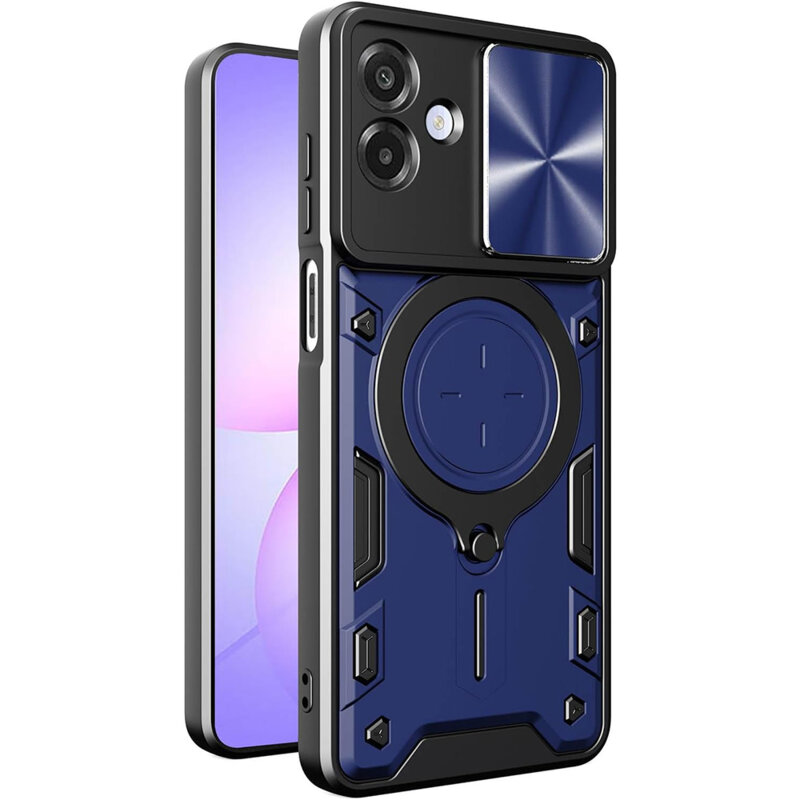 Husa Samsung Galaxy A07 4G Techsuit CamGuard Pro, albastru