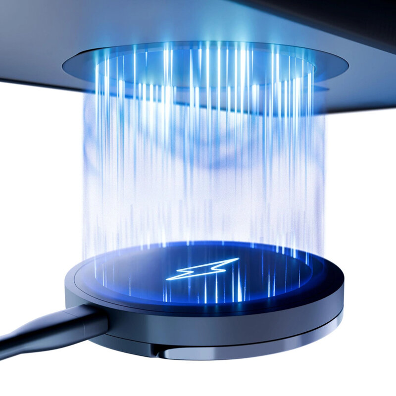 Husa iPhone 17 premium 3mk Smoke Case Mag&Stand, negru