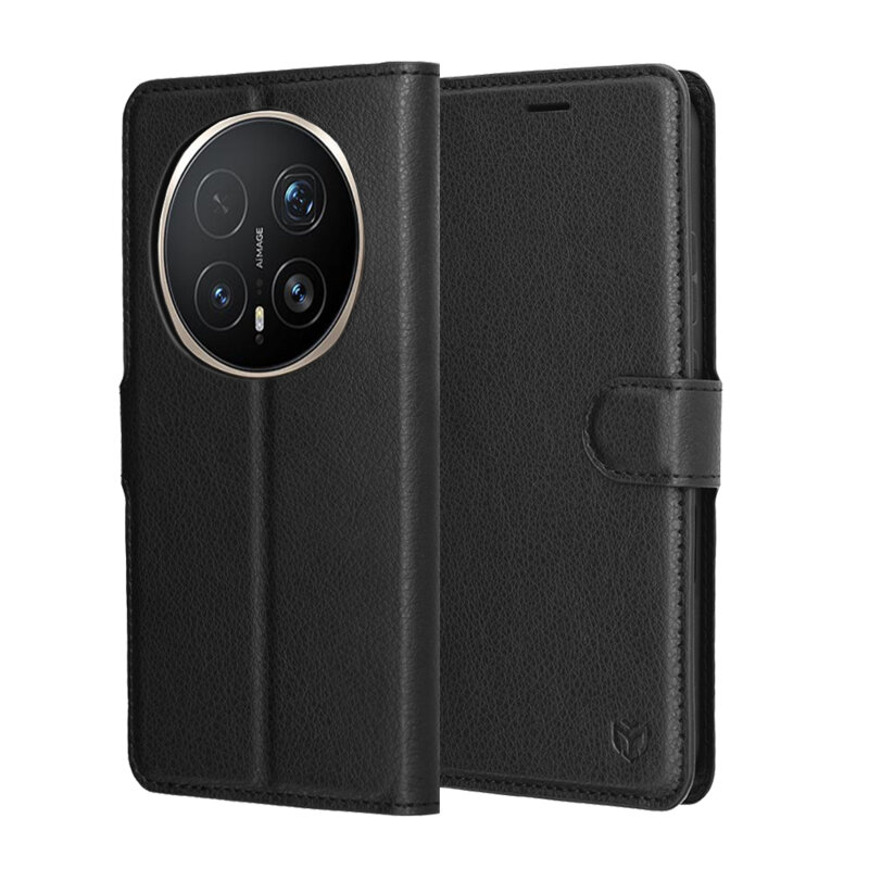 Husa Honor Magic8 Pro Techsuit Leather Folio, negru