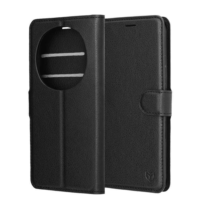 Husa Honor Magic8 Pro Techsuit Leather Folio, negru