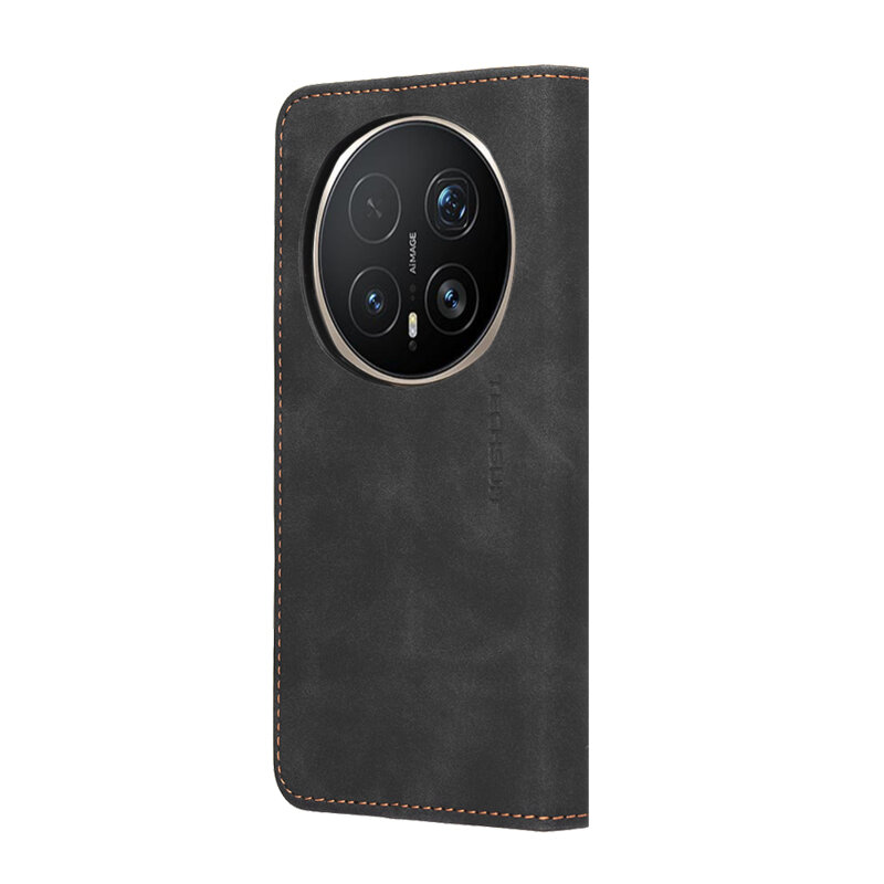 Husa piele Honor Magic8 Pro Techsuit Confy Cover, negru