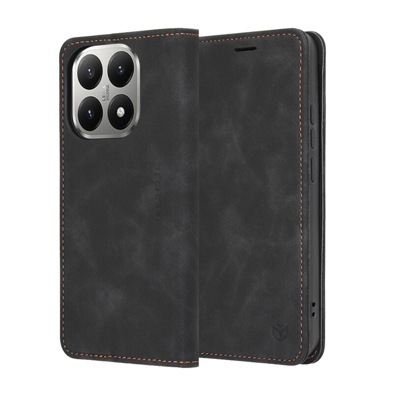 Husa piele Xiaomi 15T Techsuit Confy Cover, negru