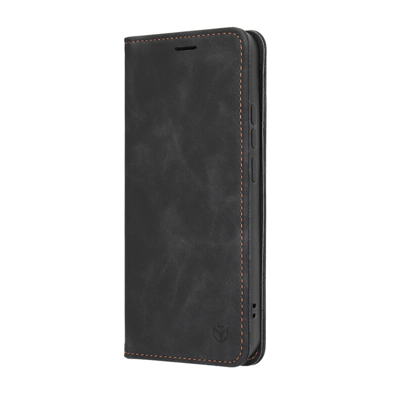 Husa piele Xiaomi 15T Techsuit Confy Cover, negru