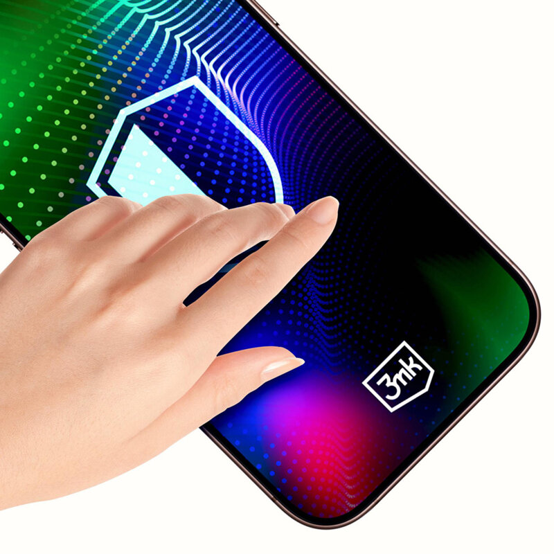 Folie iPhone 17 3mk Hardy Ultra Glass, negru