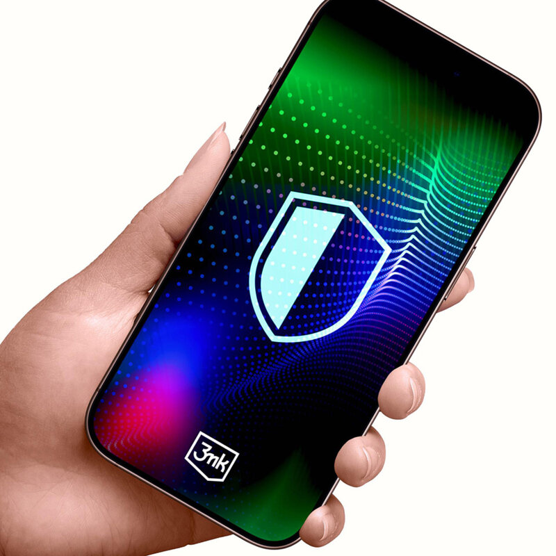 Folie iPhone 16 Pro 3mk Hardy Ultra Glass, negru