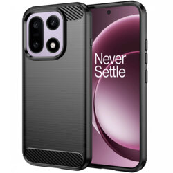 Husa OnePlus 15 Techsuit Carbon Silicone, negru