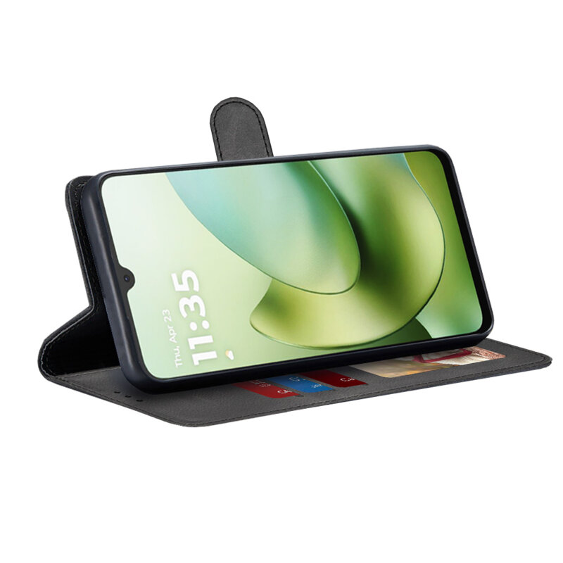 Husa 360 Motorola Moto G06 Techsuit Diary Book, negru