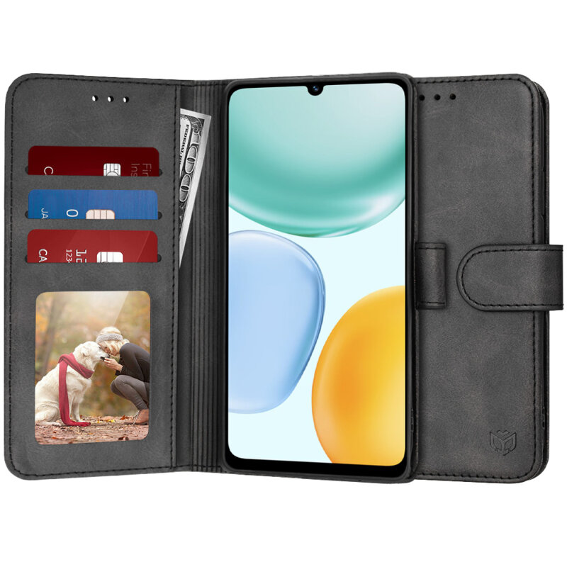 Husa 360 Honor X5c Plus Techsuit Diary Book, negru