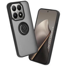 Husa Xiaomi 15T Techsuit Glinth cu inel suport stand magnetic, negru