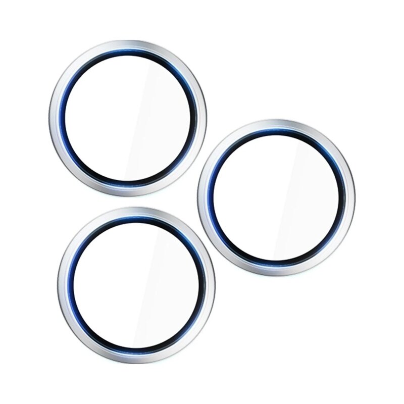 Folie iPhone 17 Pro Max 3mk Hardy Lens Protection Pro, argintiu