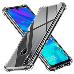 Husa Huawei P Smart 2019 Techsuit Shockproof Clear Silicone, transparenta
