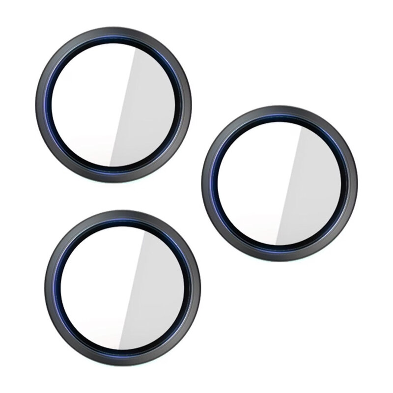 Folie iPhone 16 Pro 3mk Hardy Lens Protection Pro, negru