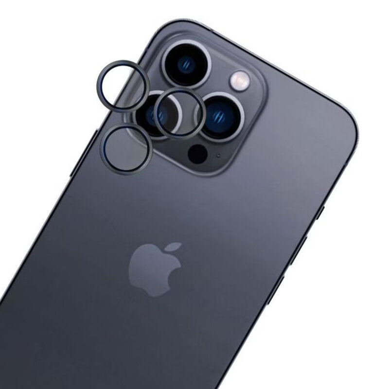 Folie iPhone 16 Pro Max 3mk Hardy Lens Protection, negru