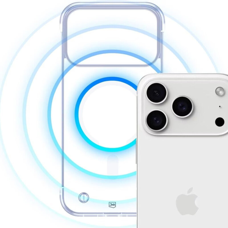 Husa iPhone 17 Pro 3mk Just20g MagCase, Transparent