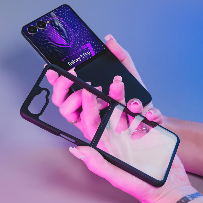 Husa Samsung Galaxy Z Flip7 3mk Satin Armor Case+, transparenta