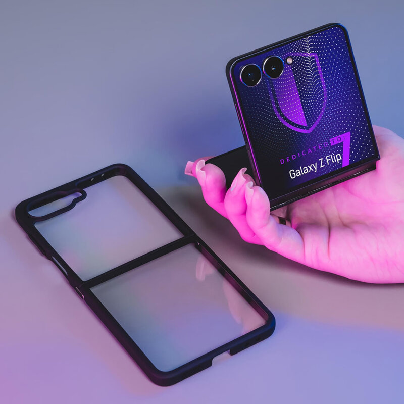 Husa Samsung Galaxy Z Flip7 3mk Satin Armor Case+, transparenta