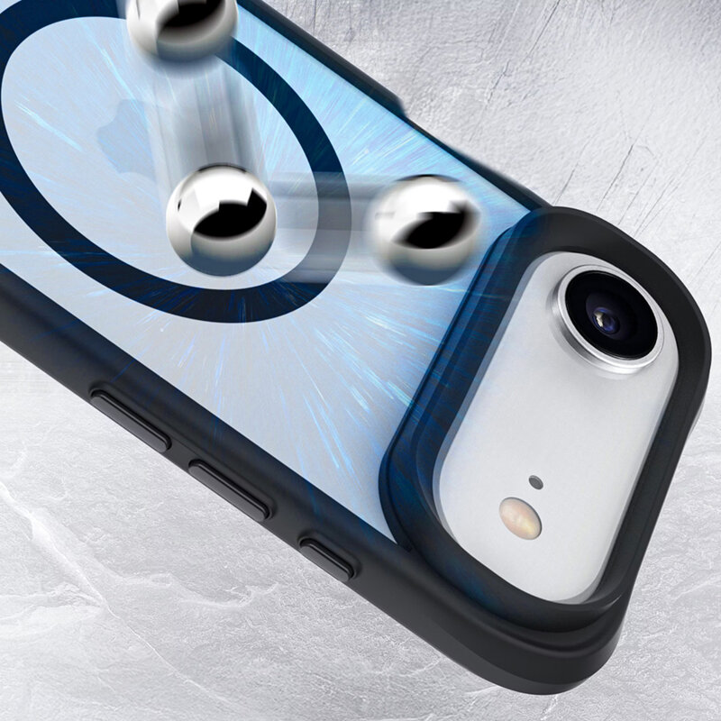 Husa iPhone 17 Air 3mk Satin Armor MagCase, negru