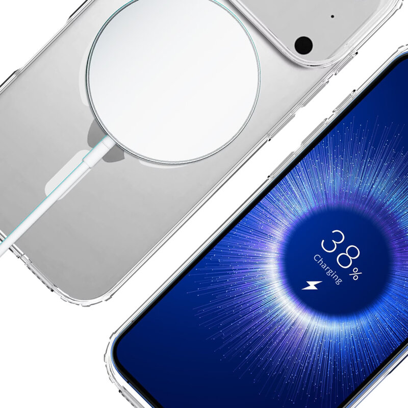 Husa iPhone 17 Pro Max 3mk Armor MagCase, transparenta