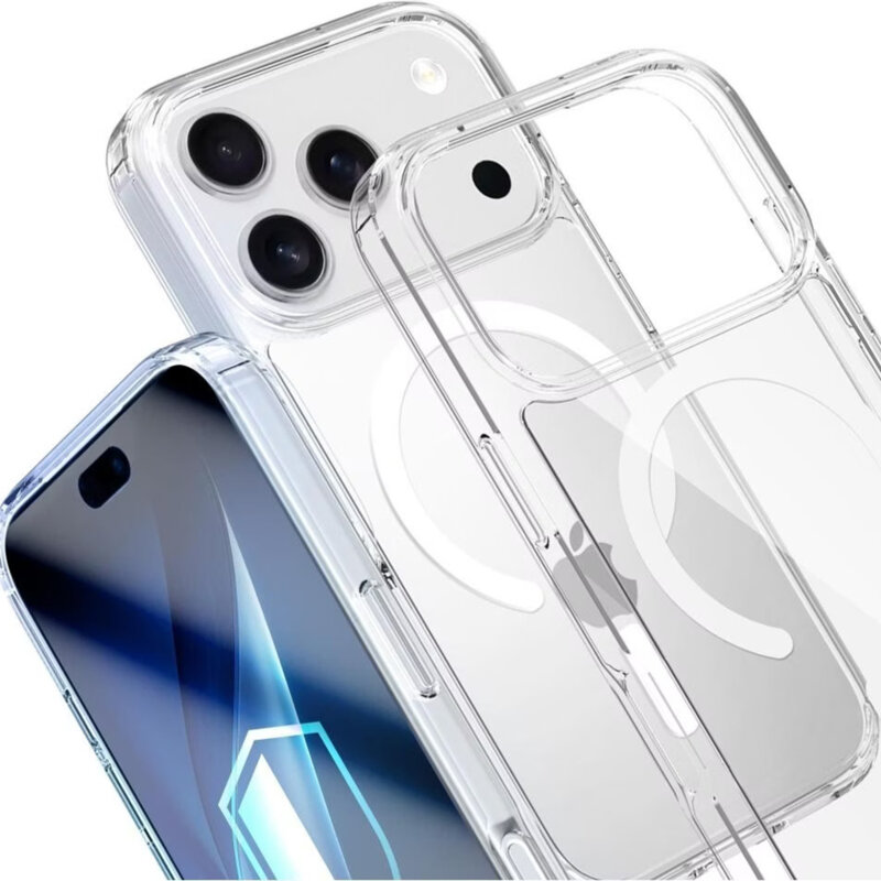Husa iPhone 17 Pro Max 3mk Armor MagCase, transparenta