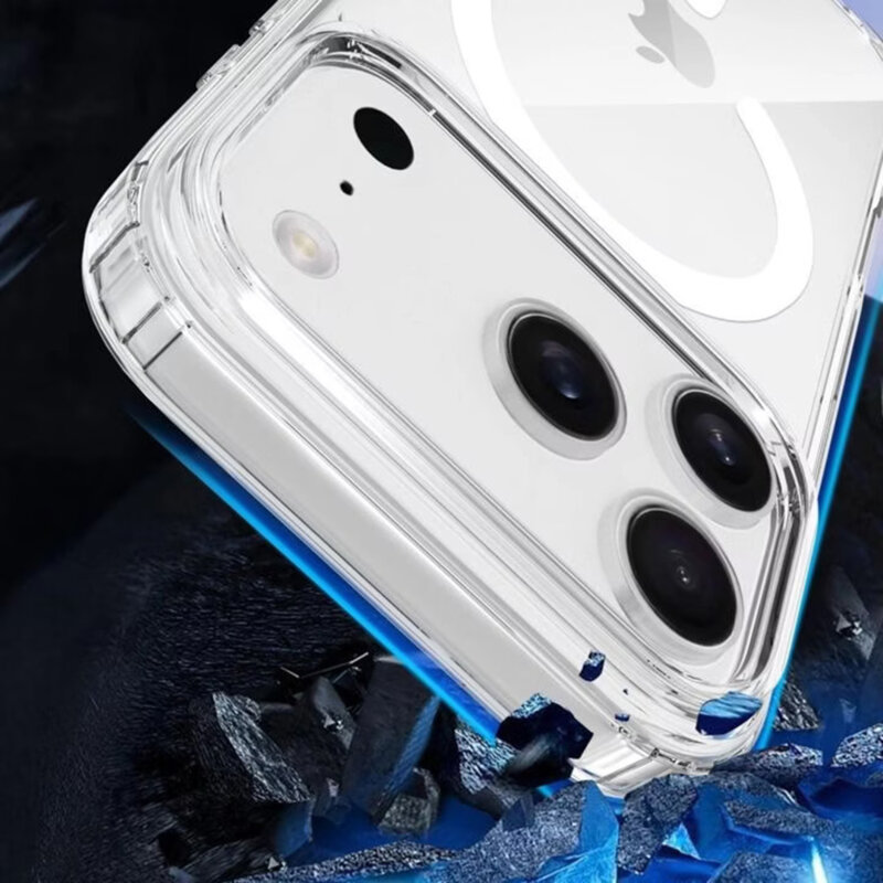 Husa iPhone 17 Pro Max 3mk Armor MagCase, transparenta