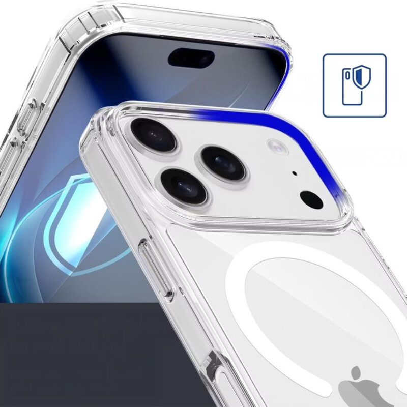 Husa iPhone 17 Pro 3mk Armor MagCase, transparenta