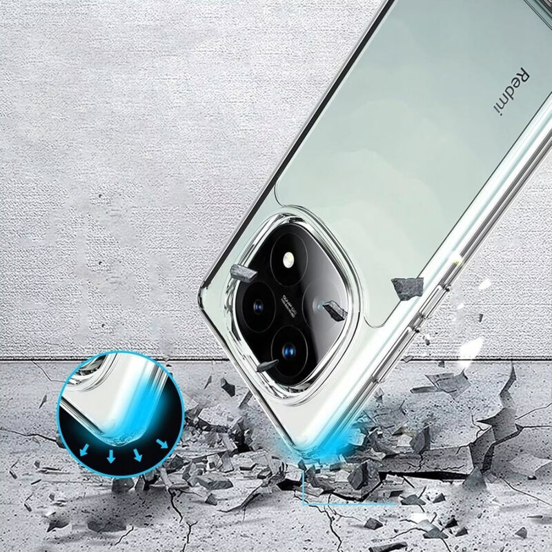 Husa Xiaomi Redmi Note 14 Pro 4G 3mk Armor Case, transparenta