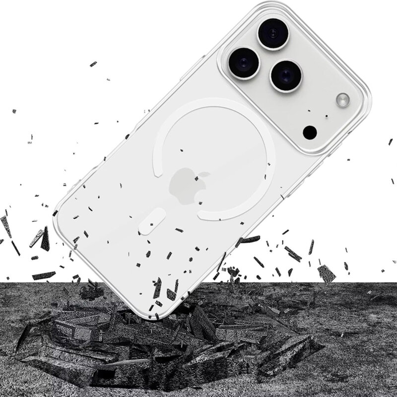 Husa iPhone 17 Pro Max 3mk Clear MagCase, Transparent