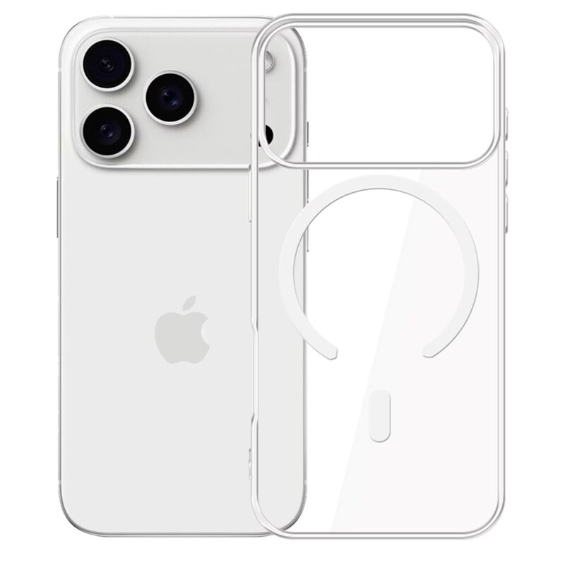 Husa iPhone 17 Pro 3mk Clear MagCase, Transparent