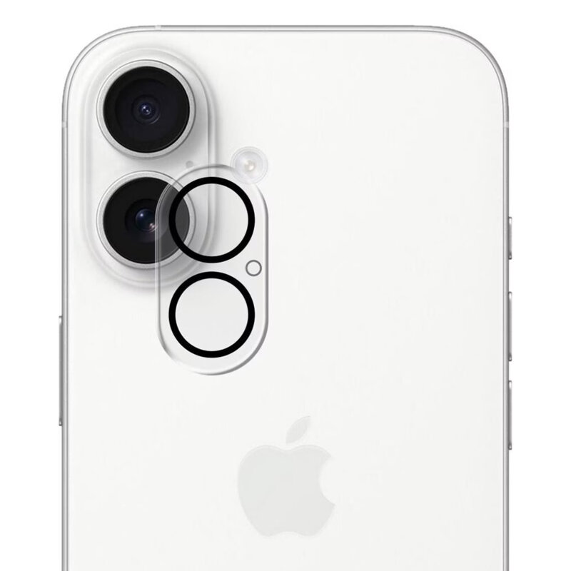 Folie iPhone 17 3mk Lens Pro Full Cover, negru/transparenta
