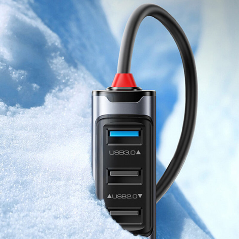 Hub USB, Type-C la USB, USB-C, RJ45 PD100W, 5Gbps Yesido, HB21