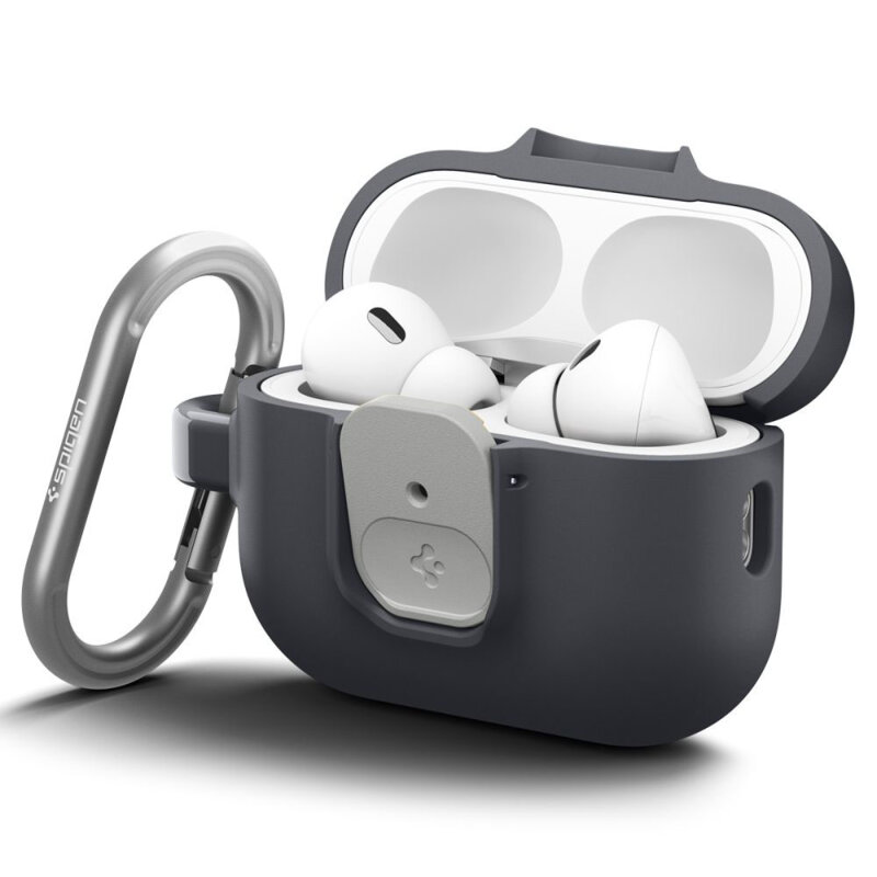 Husa Apple AirPods Pro 3 Spigen Nano Pop, holder, negru