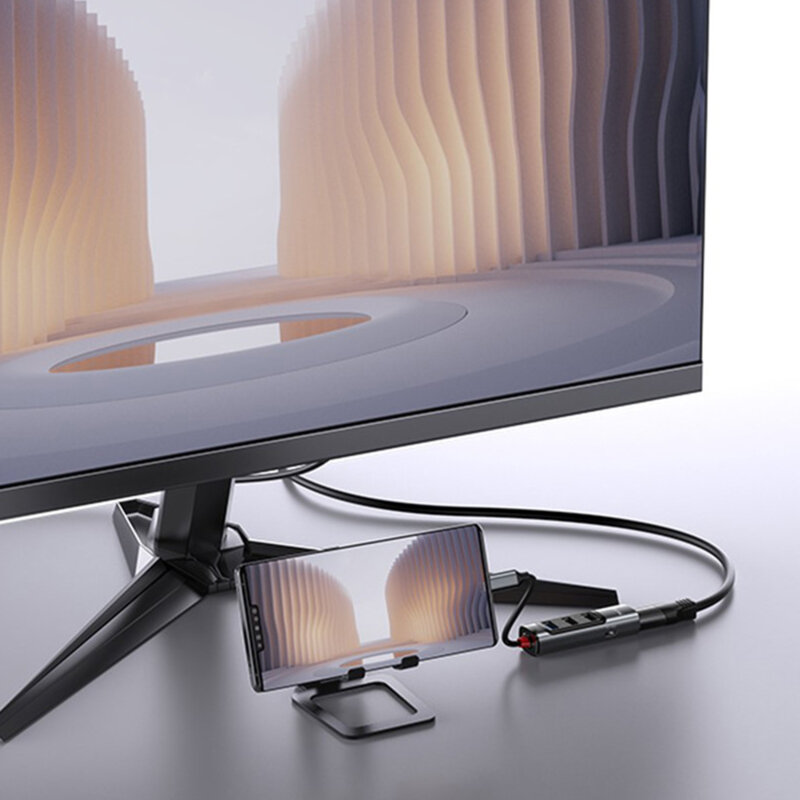 Hub Type-C la USB, USB-C, HDMI, PD100W, 4K, 5in1 Yesido, HB22