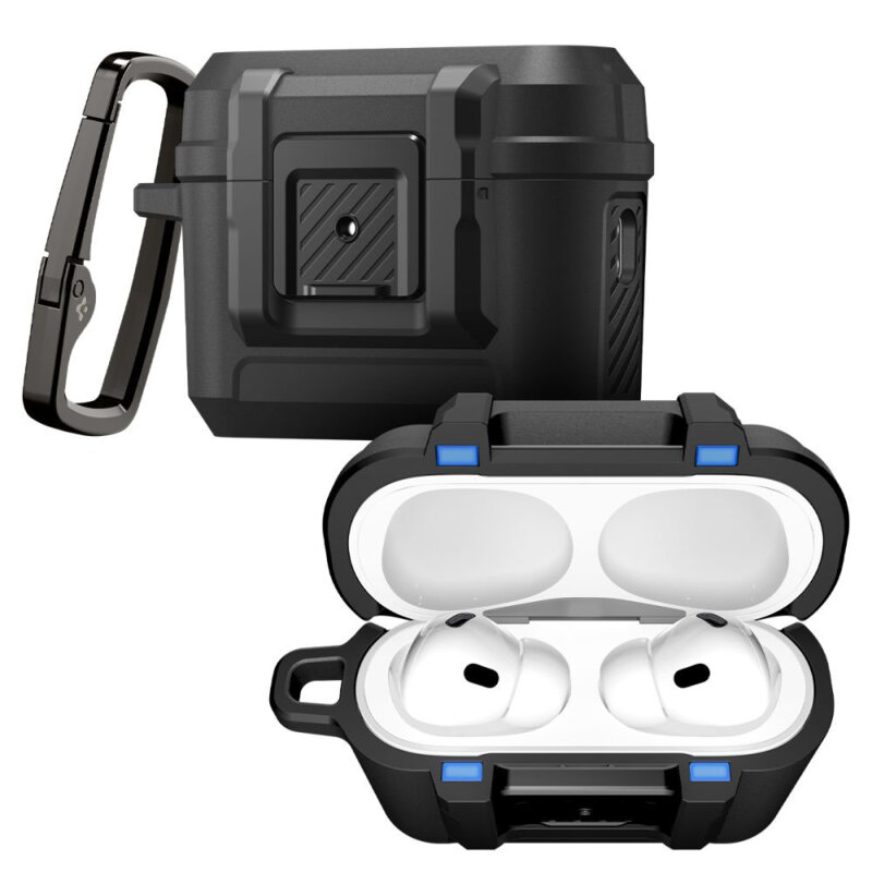 Apple AirPods Pro 3 Spigen Lock Fit, negru mat