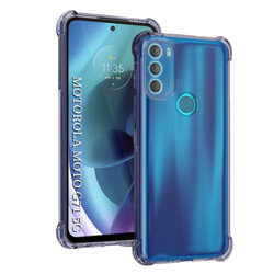 Husa Motorola Moto G71 5G Techsuit Shockproof Clear Silicone, fumuriu