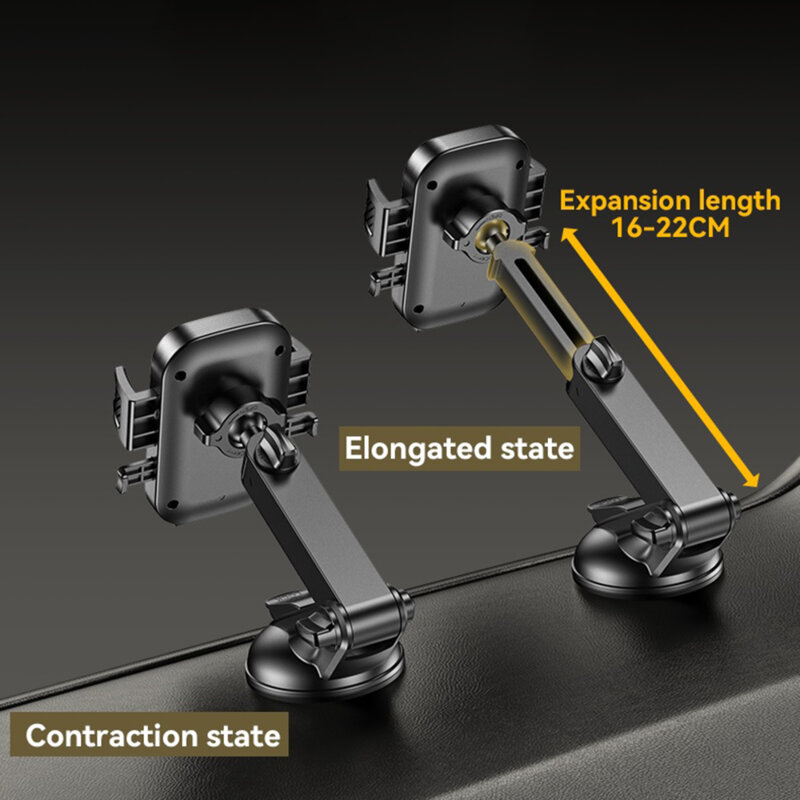 Suport auto pentru telefon 2in1, bord/parbriz, 360 Yesido C267