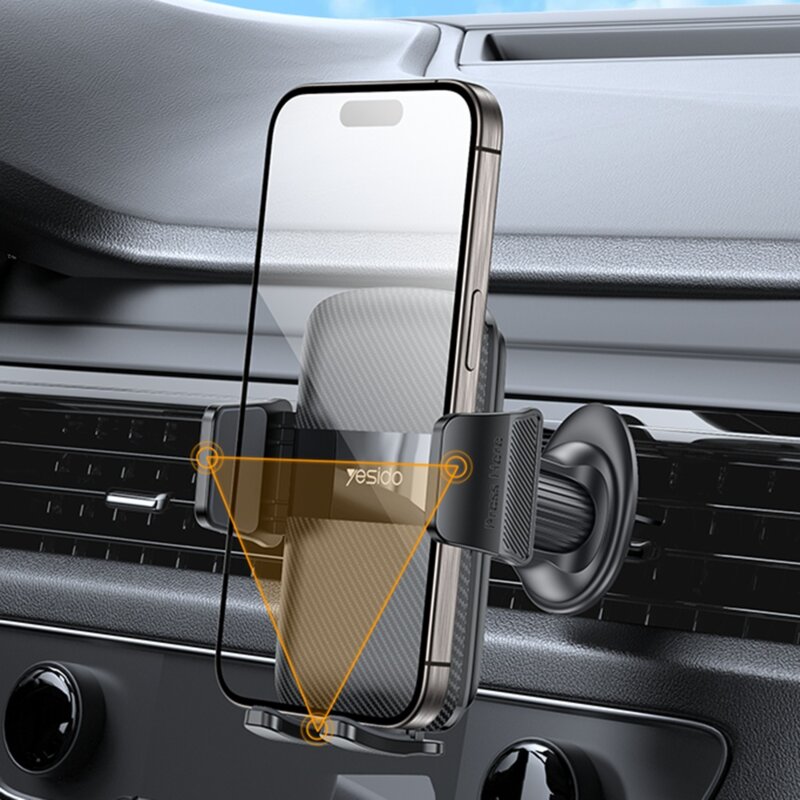 Suport auto pentru telefon cu ajustare automata Yesido C251