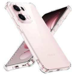 Husa Oppo Reno13 Pro Techsuit Shockproof Clear Silicone, transparenta