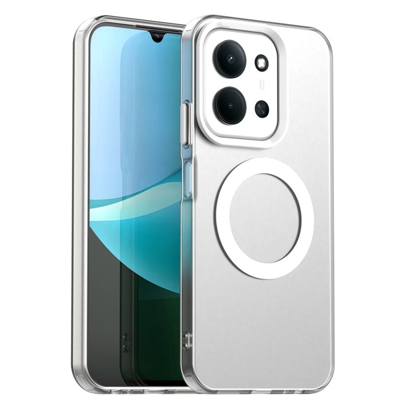 Husa Xiaomi Poco C85 4G Techsuit CandyCase MagSafe, alb