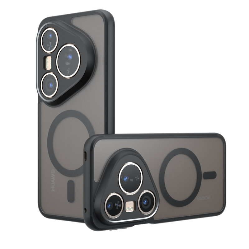 Husa Huawei Pura 80 Ultra Techsuit PureFrost MagSafe, negru frost