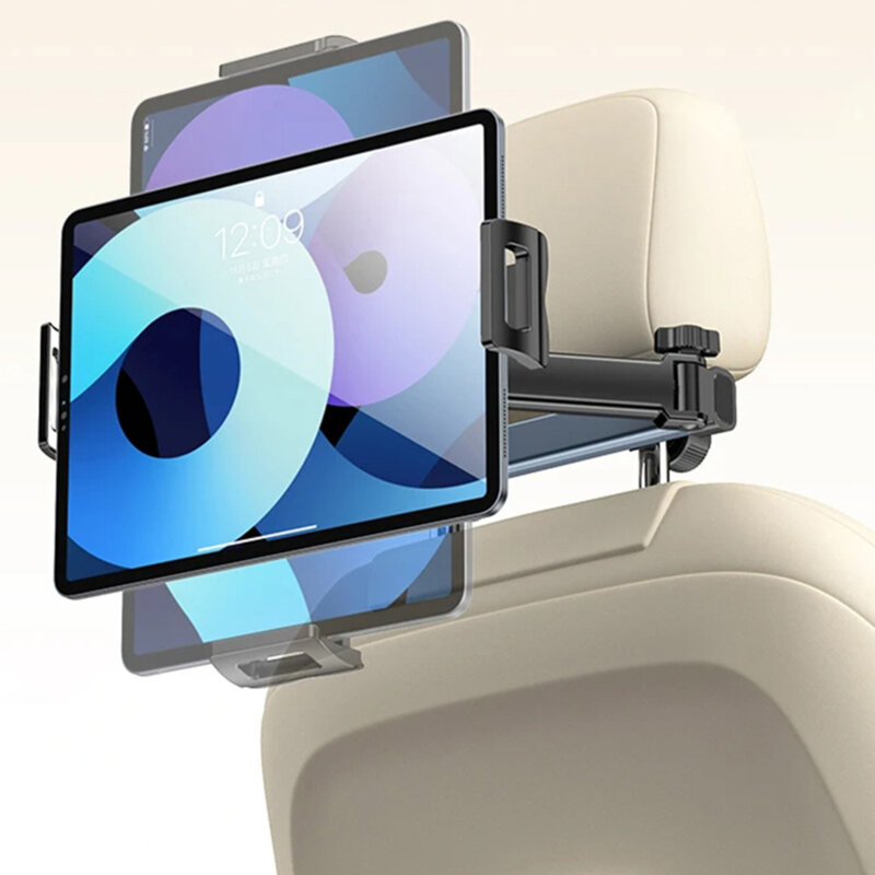 Suport auto tetiera cu brat telescopic, extra wide Yesido C294