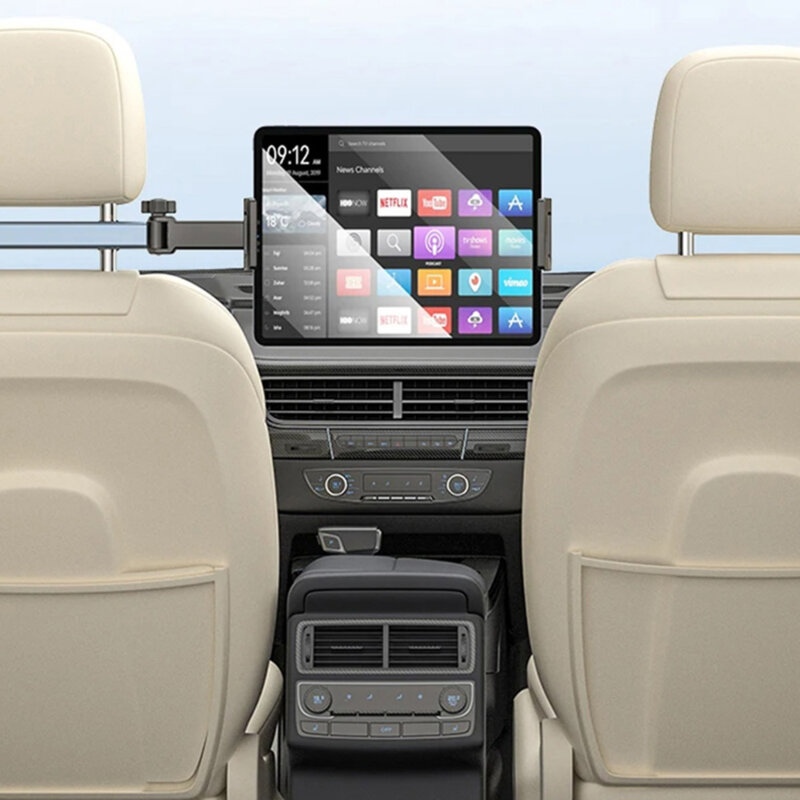 Suport auto tetiera cu brat telescopic, extra wide Yesido C294