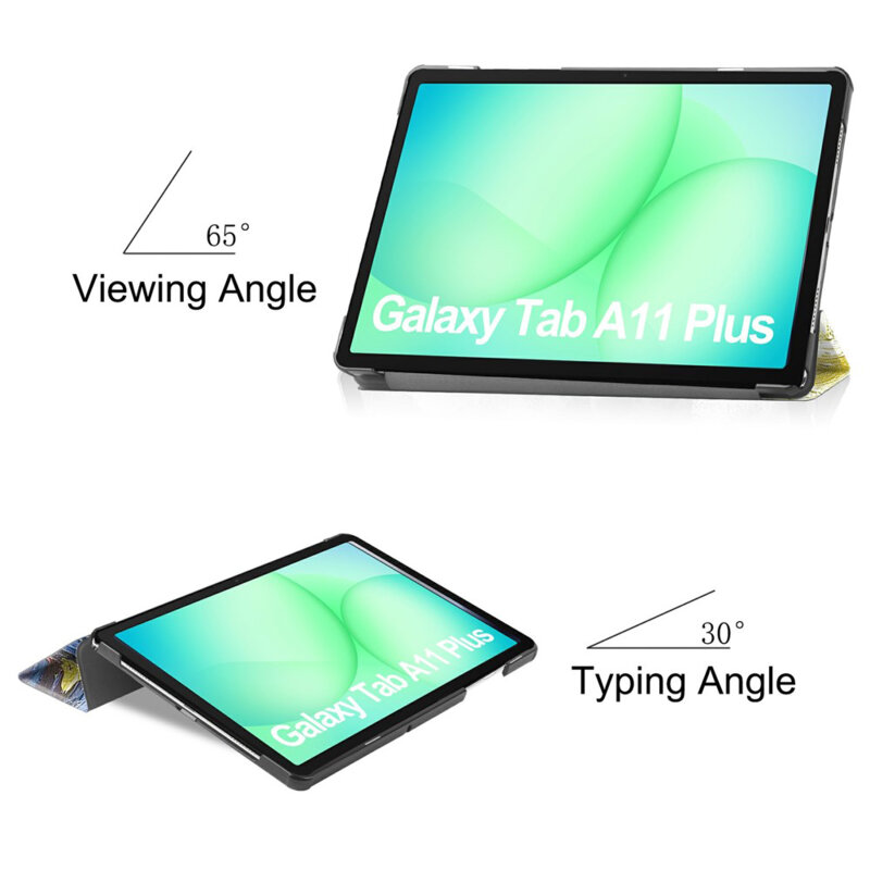 Husa Samsung Galaxy Tab A11 Plus Techsuit FoldPro, Starry Night